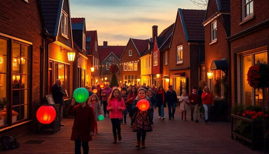 Sint Maarten in Nederland met lantaarns en lichttradities