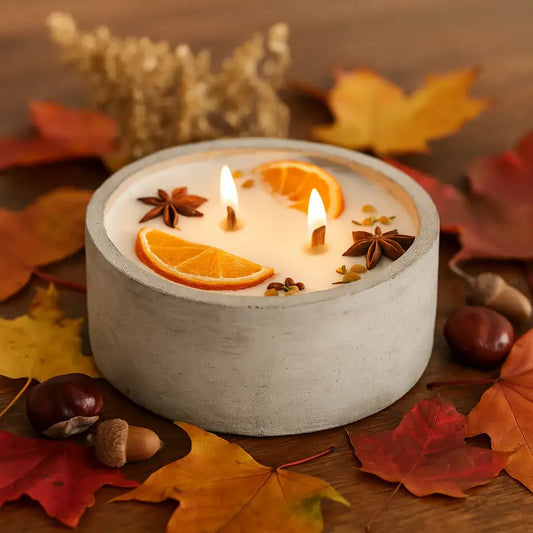 Herbstliche Stimmung mit DochtFreunde Kerzen – Wärme &amp; Achtsamkeit für dein Zuhause - inspirierende Geschichten & Rituale von SteinKunstWerk | Achtsamkeit & Design