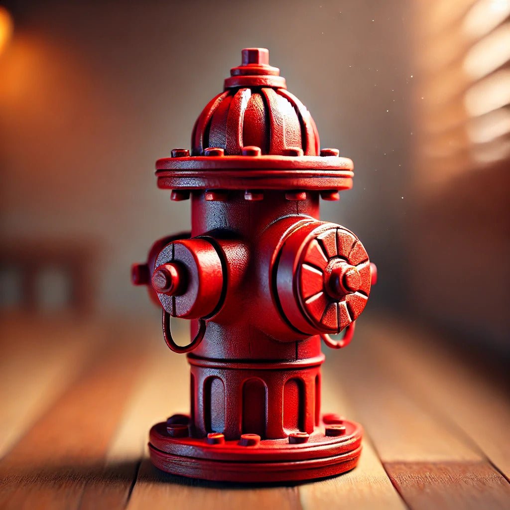 Hydranten-Dekorationen für Feuerwehr-Fans - Stein.Kunst.Werk.