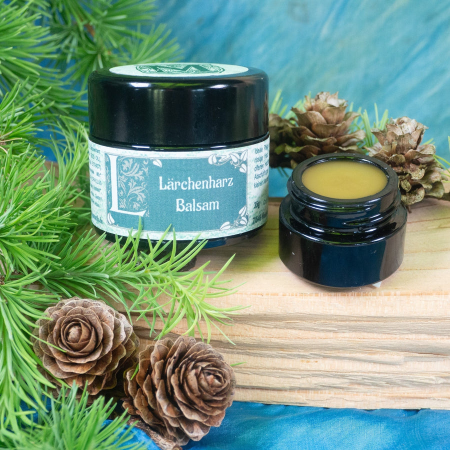 Baume au mélèze et lotions pour une peau sensible ou sollicitée
