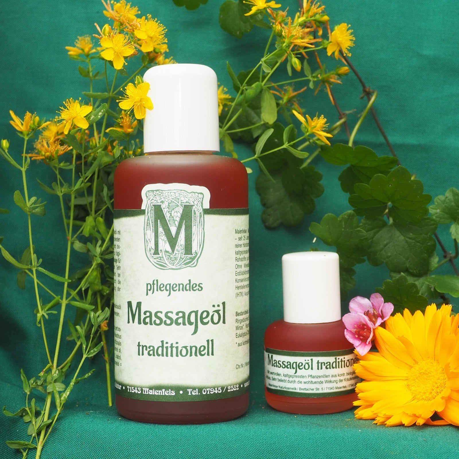 Traditionelles Massageöl für Körperpflege und Selfcare