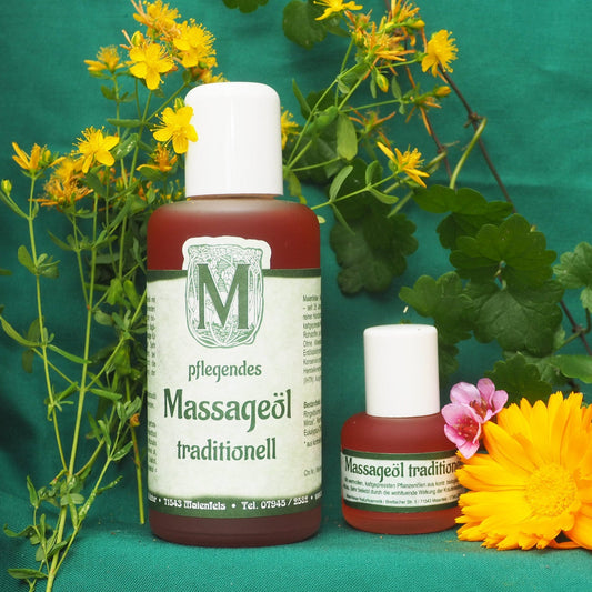 Traditionelles Massageöl für Körperpflege und Selfcare