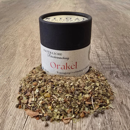 Orakel incense blend for meditation, journaling and mindful reflection