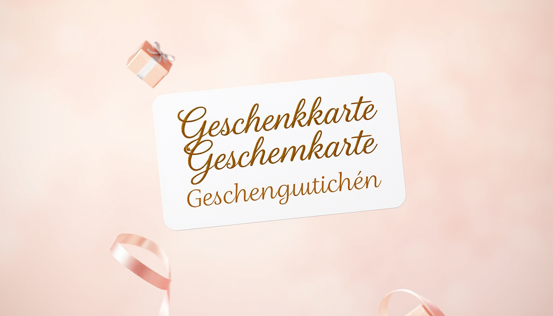 Die neuen Geschenkarten - voll personalisierbar!