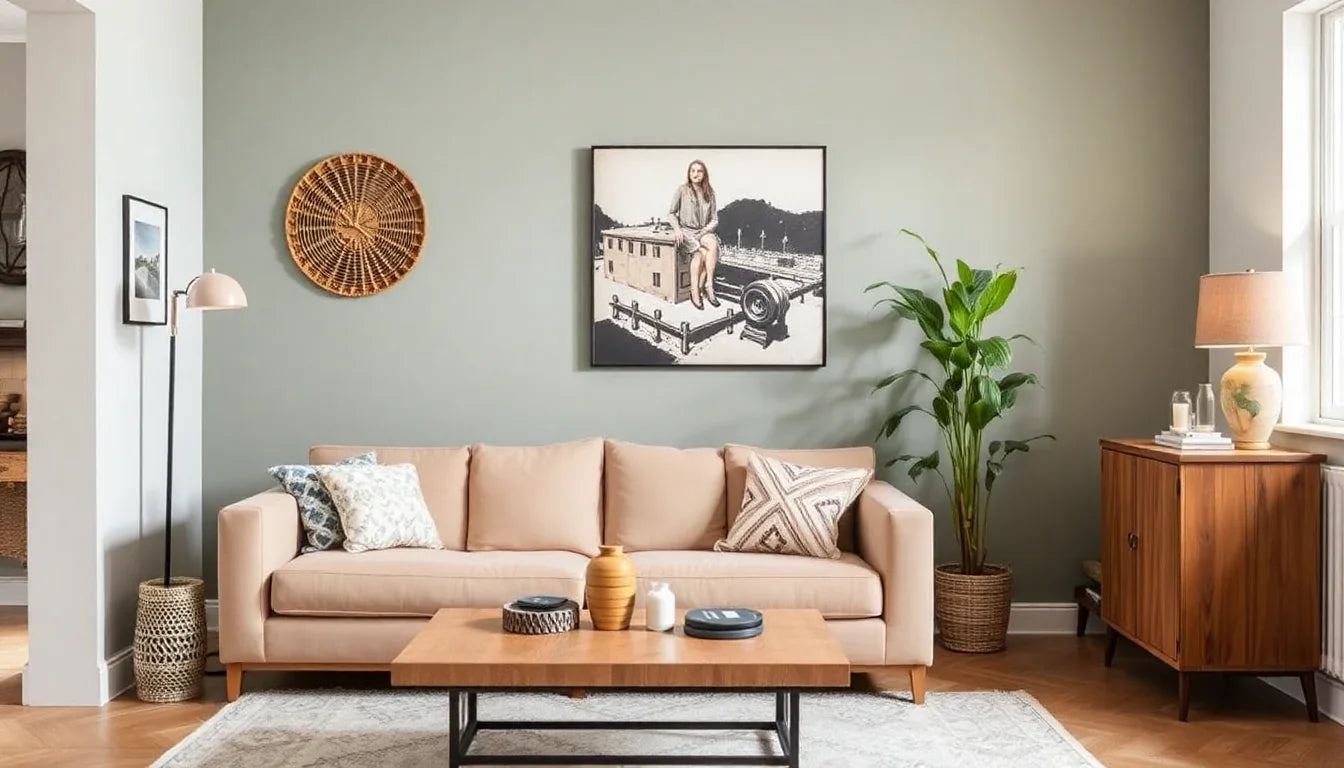 Harmonious home styling with scent, warm light and selected accessories