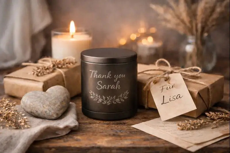 Personalisierte Geschenke – warum Dankbarkeit mit Namen stärker wirkt - inspirierende Geschichten & Rituale von SteinKunstWerk | Achtsamkeit & Design