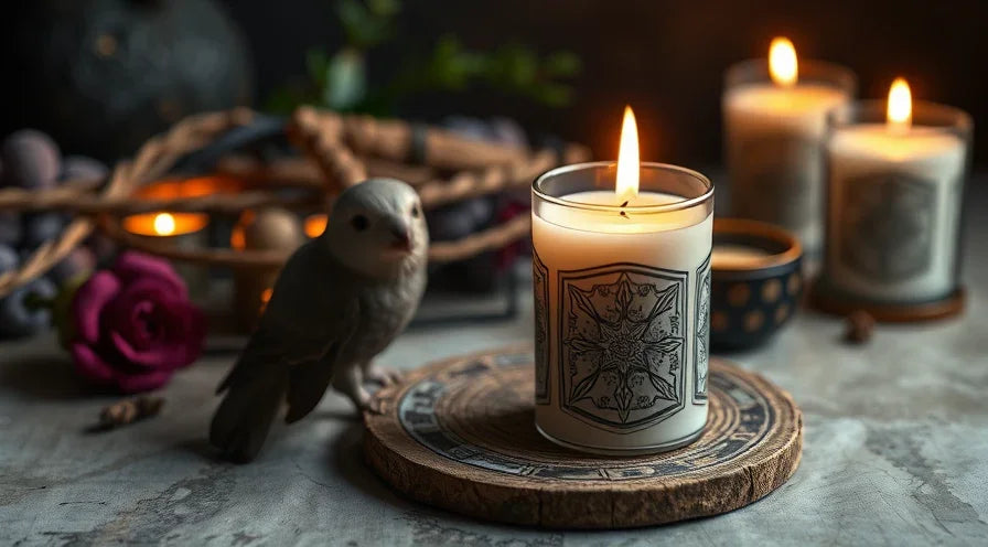 Transform Your Tarot Sessions with Handmade Ritual Candles - inspirierende Geschichten & Rituale von SteinKunstWerk | Achtsamkeit & Design