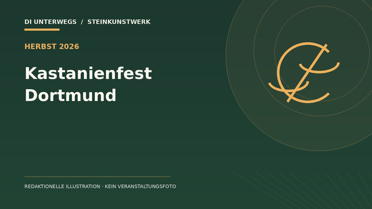 Redaktionelle Illustration zum Beitrag „Kastanienfest Dortmund 2026“ – kein Foto der Veranstaltung
