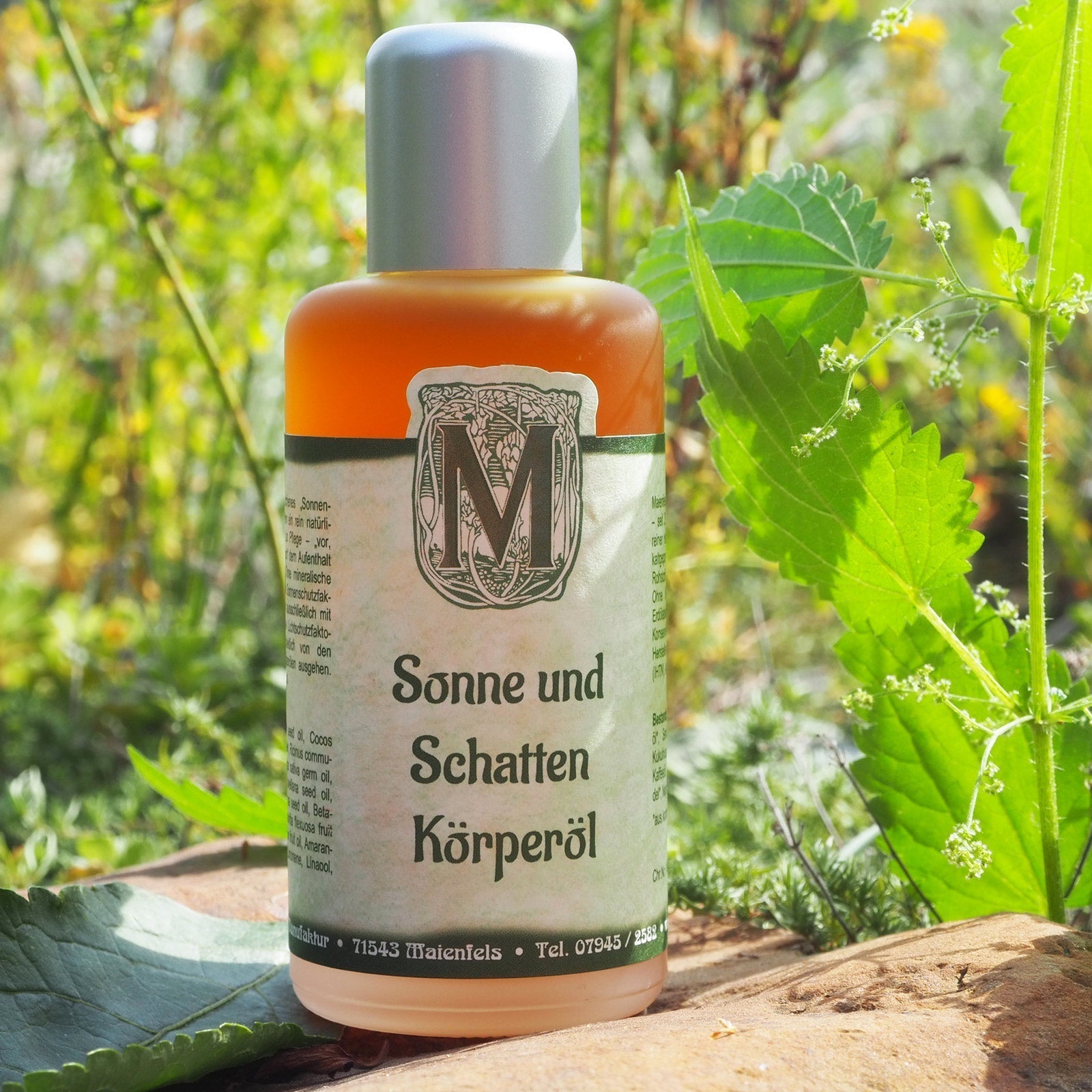 Huile Soleil & Ombre et baumes à lèvres au miel et à l’orange