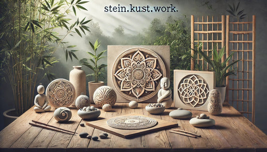 Stein.Kunst.Werk.: Unieke Handgemaakte Kunstwerken voor Meditatie, Geluk en Feestdagen - Stein.Kunst.Werk.