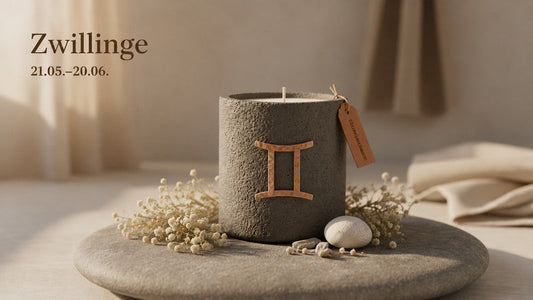 Gemini zodiac candle and clarity ritual inspiration by SteinKunstWerk