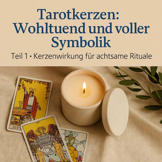 Kerze, Notizbuch und sichere Unterlage für ein einfaches Kerzenritual