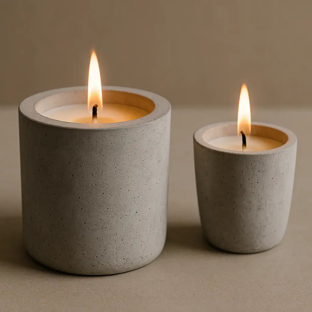 Handgegossene Betonkerzen – Design, Duft & Achtsamkeit - SteinKunstWerk