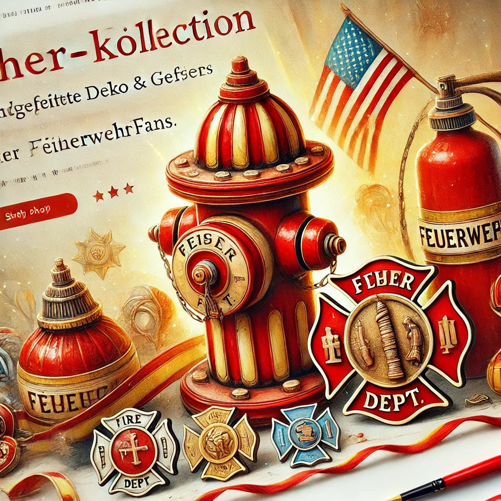 Feuerwehr-Kollektion – Handgefertigte Deko und Geschenke für Feuerwehrfans bei Stein.Kunst.Werk. Stein.Kunst.Werk.