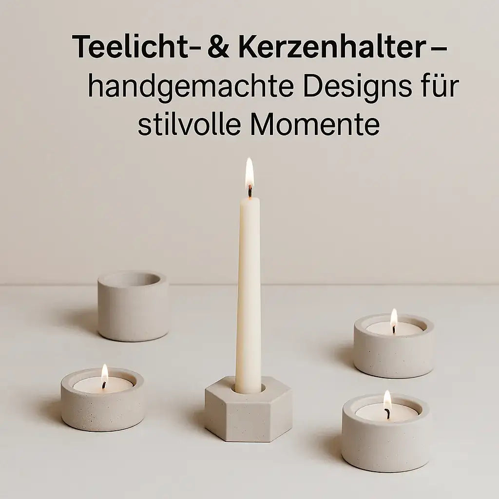Teelicht- & Kerzenhalter - SteinKunstWerk