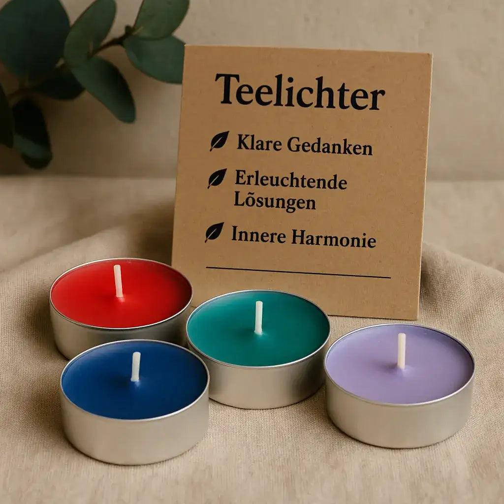 Handgemachte Teelichter – nachhaltig, magisch & einzigartig - SteinKunstWerk