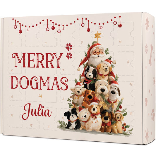 Personalisierter DIY-Adventskalender „Dogmas“ – zum Befüllen