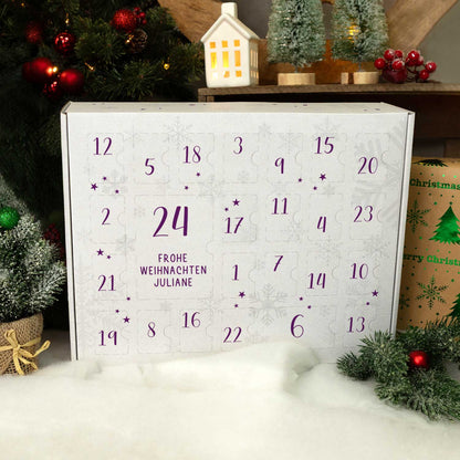 Gepersonaliseerde DIY-adventskalender „Cijfers“ – 4 kleuren
