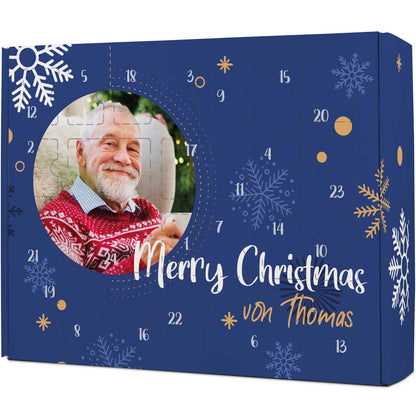 Foto-Adventskalender mit Foto & Name – zum Befüllen