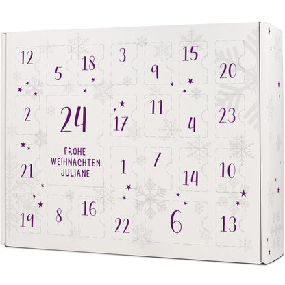 Gepersonaliseerde DIY-adventskalender „Cijfers“ – 4 kleuren