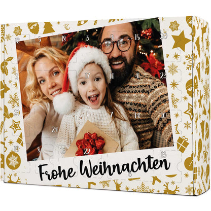 Personalisierter Foto-Adventskalender „Retro“ – zum Befüllen