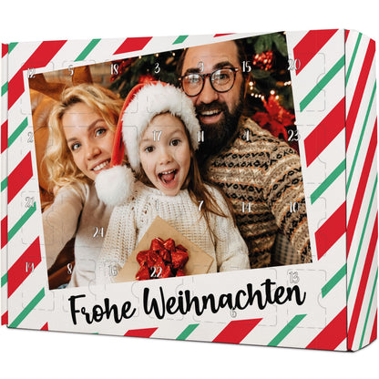 Personalisierter Foto-Adventskalender „Retro“ – zum Befüllen