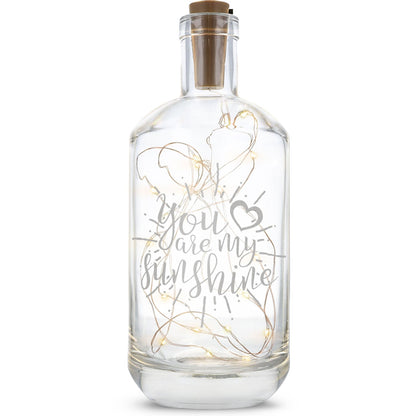 LED-Flaschenlicht „You are my sunshine“ – Hauptansicht