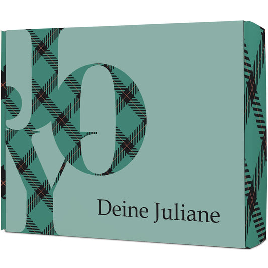 Boîte cadeau Joy avec texte personnalisé – vue de face
