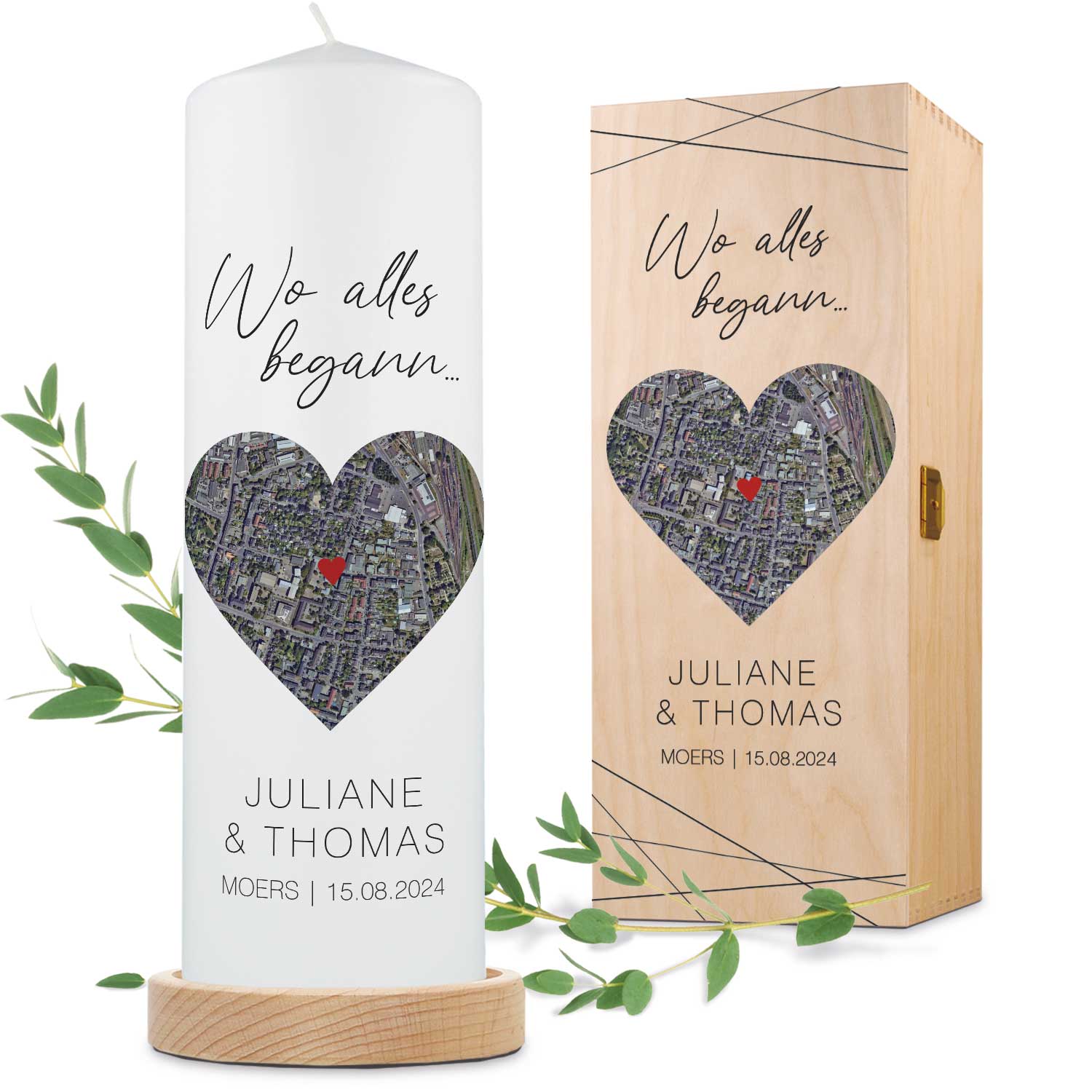 Kerze „Wo alles begann“ – weitere Produktansicht