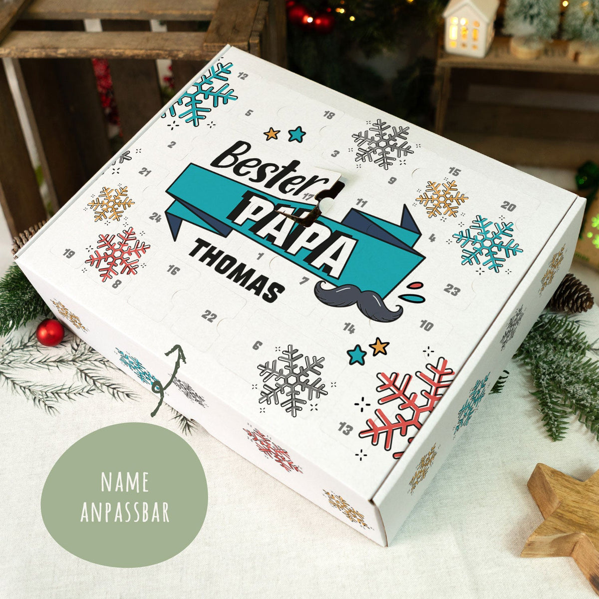 DIY-Adventskalender „Beste/Bester“ – zum Befüllen