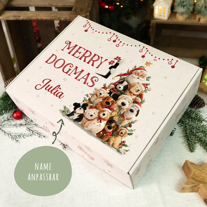 Gepersonaliseerde DIY-adventskalender „Dogmas“ – om zelf te vullen