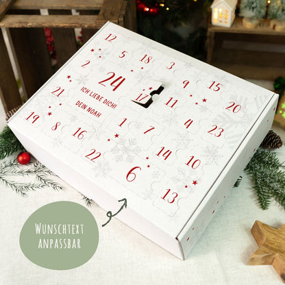 Gepersonaliseerde DIY-adventskalender „Cijfers“ – 4 kleuren