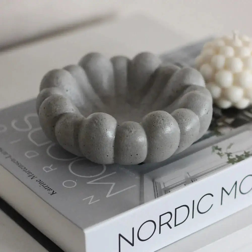 Maximalbeton - Betonschale „Cloudy“ – Handmade in Germany (Fulda) - by SteinKunstWerk | Schale aus nachhaltiger Herstellung