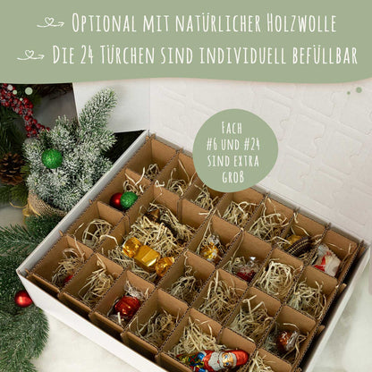 Personalisierter DIY-Adventskalender „Wintertrio“ – zum Befüllen