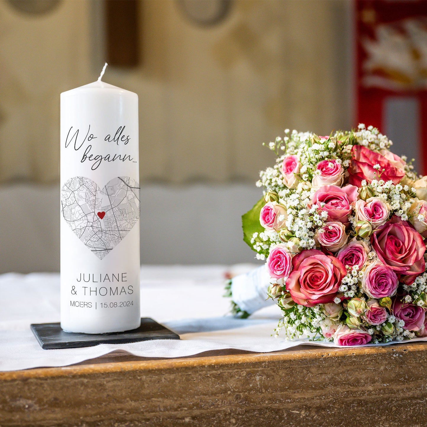 Kerze „Wo alles begann“ – weitere Produktansicht – Galerie 12