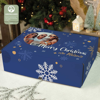 Foto-Adventskalender mit Foto & Name – zum Befüllen