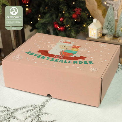 Gepersonaliseerde DIY-adventskalender „Kerstdieren“ – om zelf te vullen