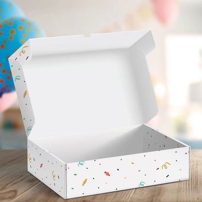 Confetti gift box – open
