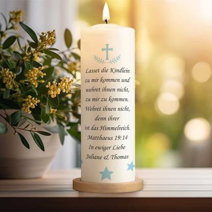 Trauerkerze Baby Silhouette – weitere Ansicht