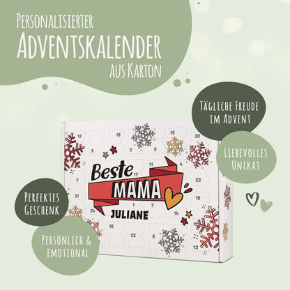 DIY-Adventskalender „Beste/Bester“ – zum Befüllen