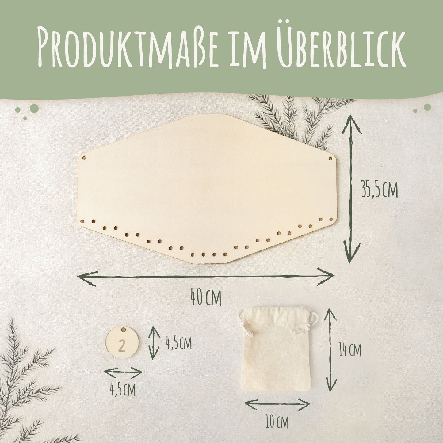Personalisierter Holz-Adventskalender „Nordpol“ – mit Name