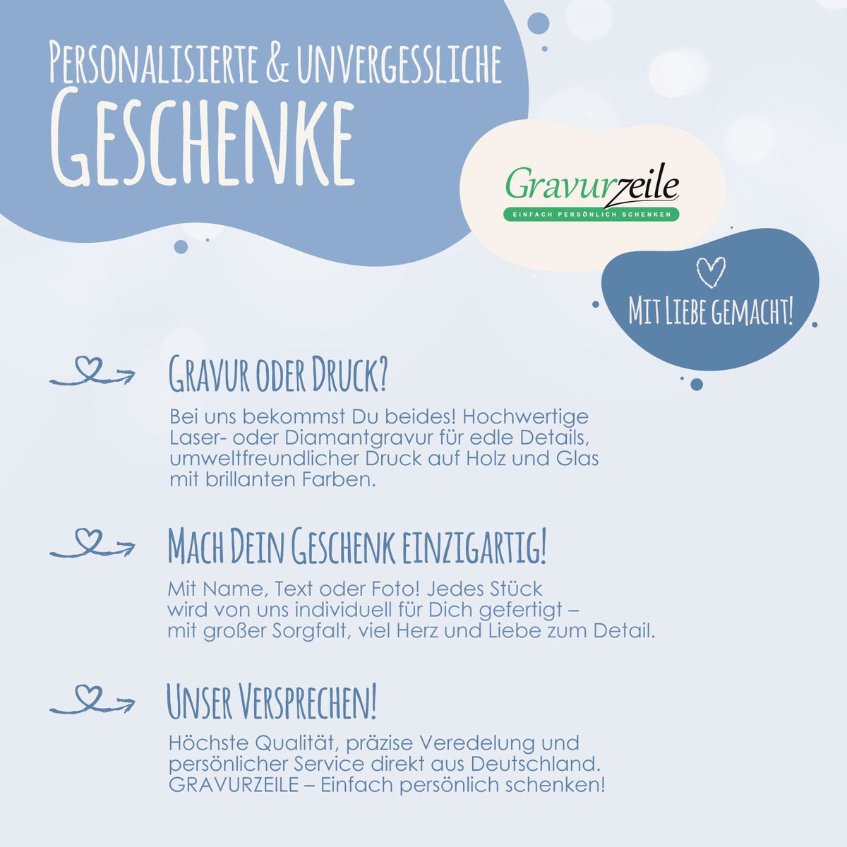Personalisiertes Schieferherz mit Namen und Ort