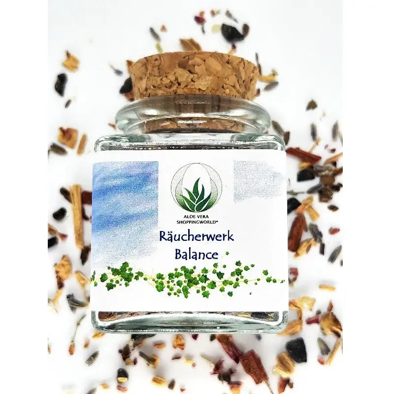 Räucherwerk "Balance" Glas 50 ml - by SteinKunstWerk | Räucherware aus nachhaltiger Herstellung