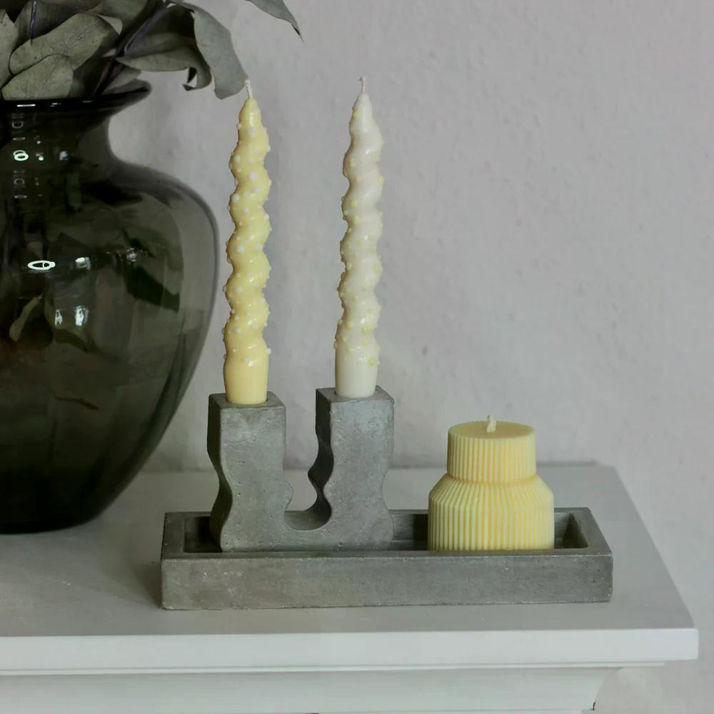 Maximalbeton - Betonkerzenständer "Double Trouble"
