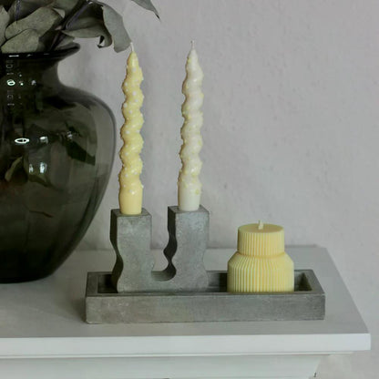 Maximalbeton - Betonkerzenständer "Double Trouble"