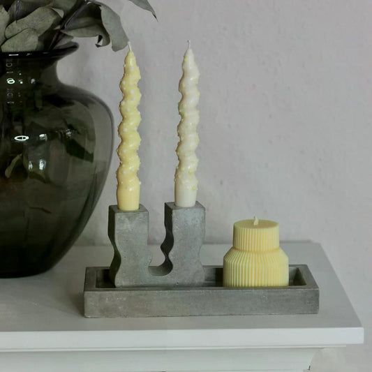 Maximalbeton - Betonkerzenständer "Double Trouble"