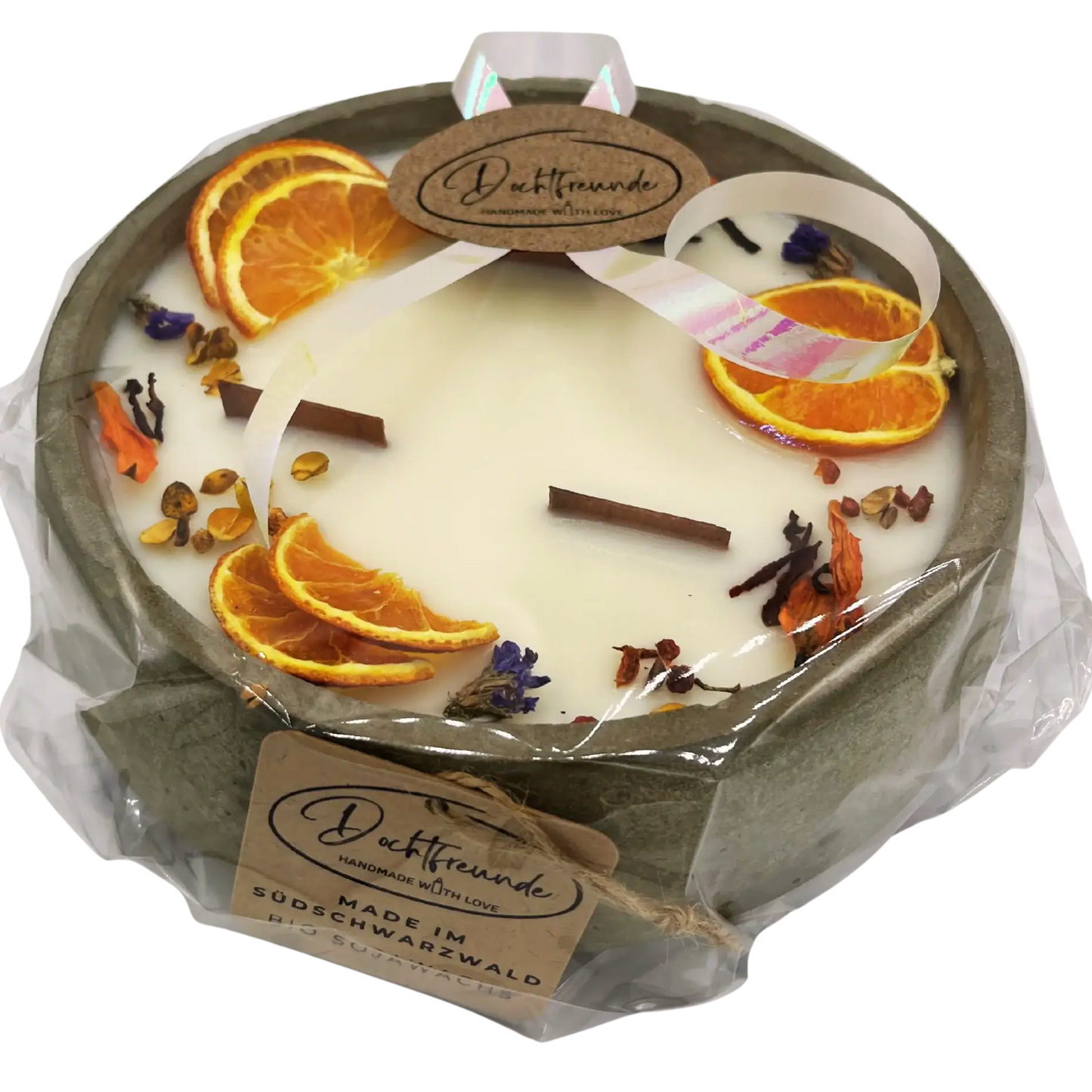 XXL Citronella-Betonkerze „Big Grey – Mugge Schreck“ – Handgemachtes Unikat mit drei Holzdochten - by SteinKunstWerk | Outdoor aus nachhaltiger Herstellung