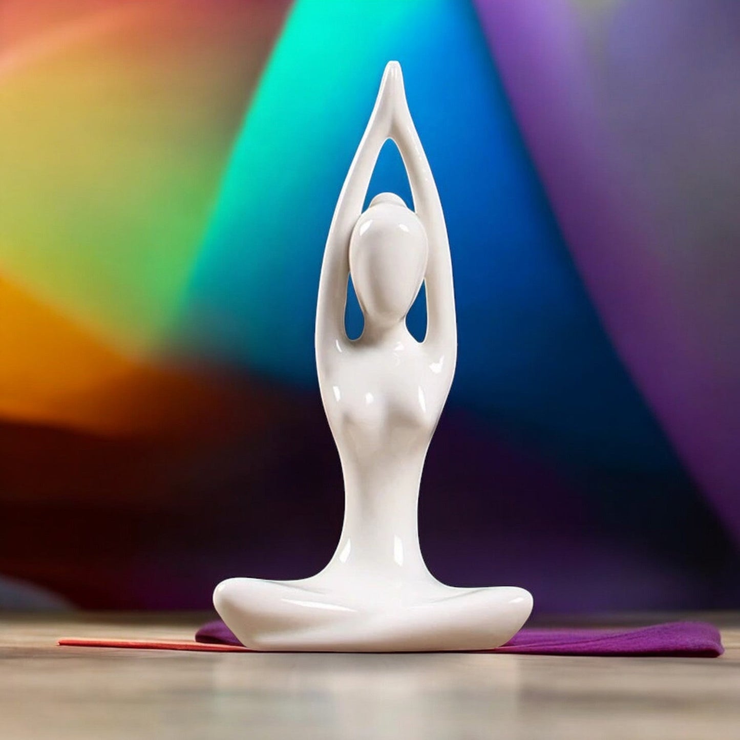 12 Weiße Yoga - Figurinen, schaffe Deine inspirierende Atmosphäre! - Stein.Kunst.Werk.