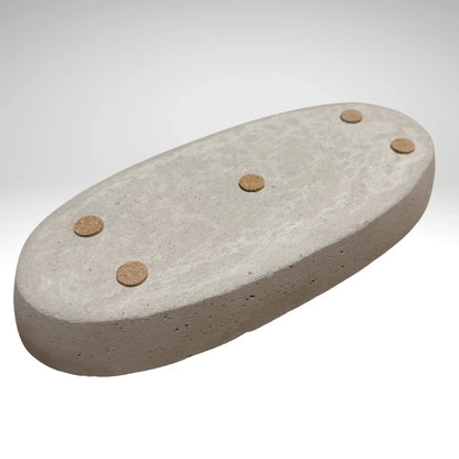 Handgemachte Betonschale "Oval" (29 cm) – Minimalistische Deko- & Ablageschale