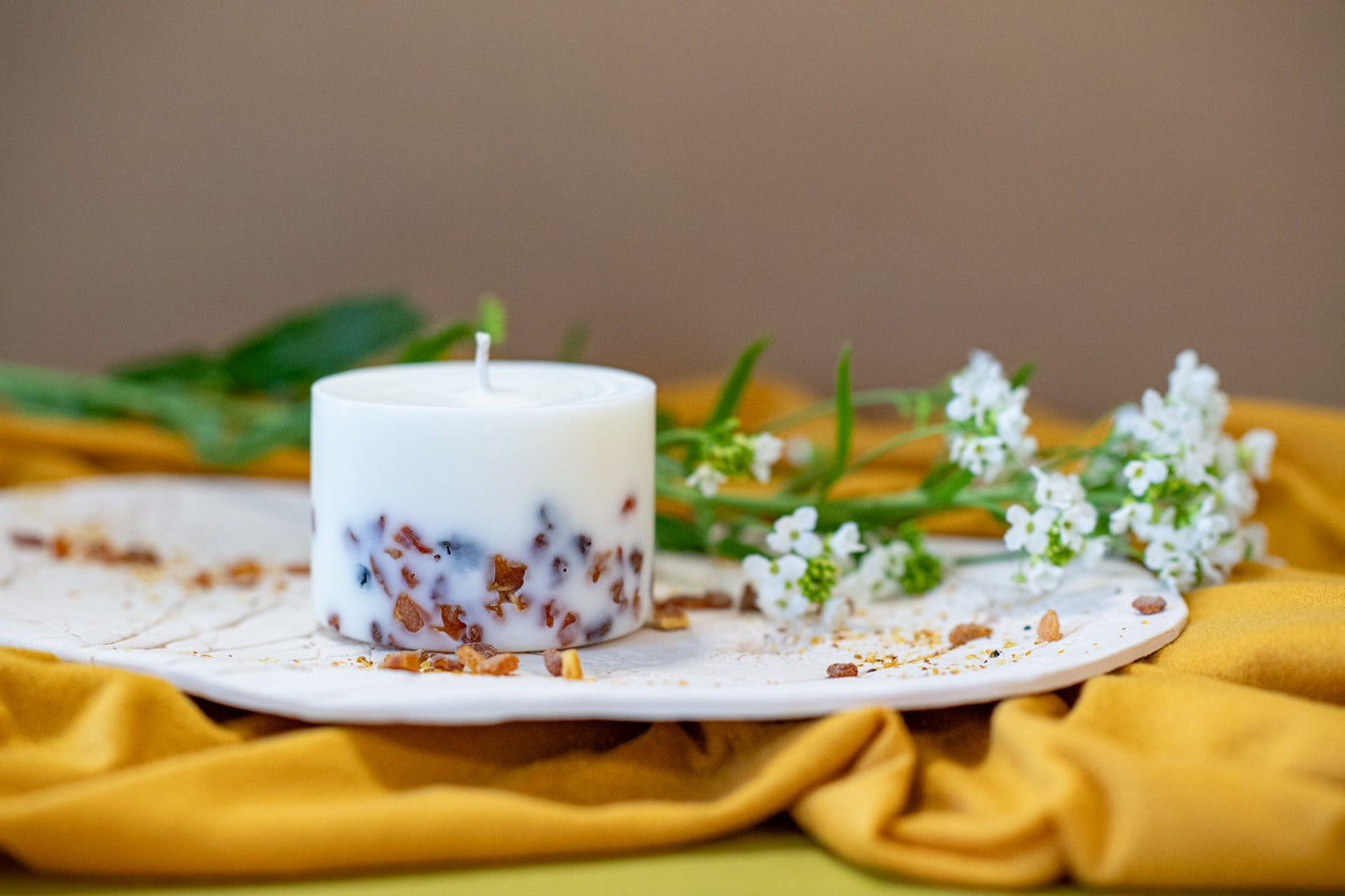 Hand-made Soy Wax Candle with Pine Scent